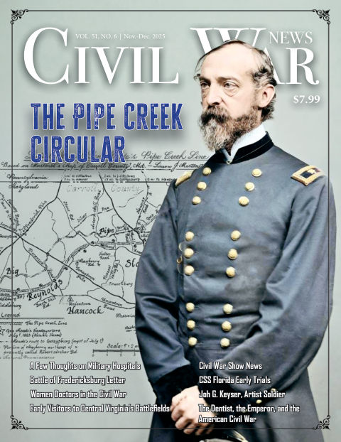 Civil War News November-December 2025 front cover — Vol. 51, No. 6