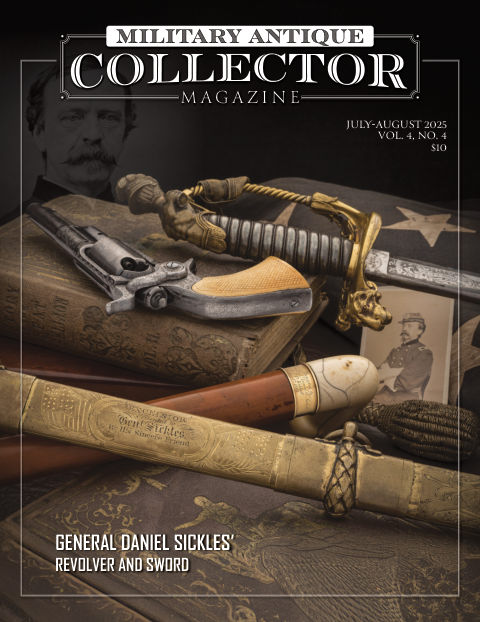 Military Antique Collector July-August 2025 front cover — Vol. 4, No. 4