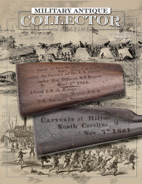 Military Antique Collector November-December 2025 front cover — Vol. 4, No. 6