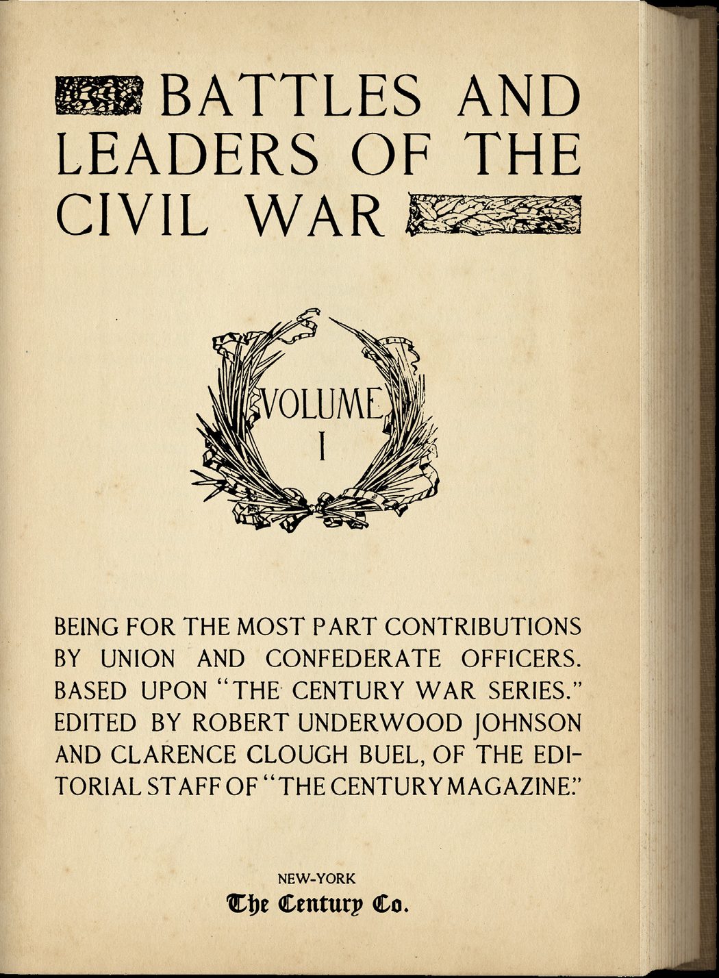 recently (1995), Gary Gallagher Robert Underwood Johnson. Johnson was dismayed to find The next month’s issue carried